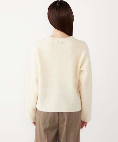 SHIPS Colors:〈手洗い可能〉ブークレ ニット ジャケット