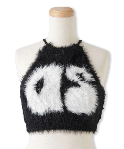Kinetics（キネティクス）の「ANNA SUI NYC Knit Halter Neck Camisole（アナスイ エヌワイシー ニットホルターネックキャミ）（キャミソール・レディース・パープル/ブルー/ブラック・ONE SIZE）」の4枚目の写真