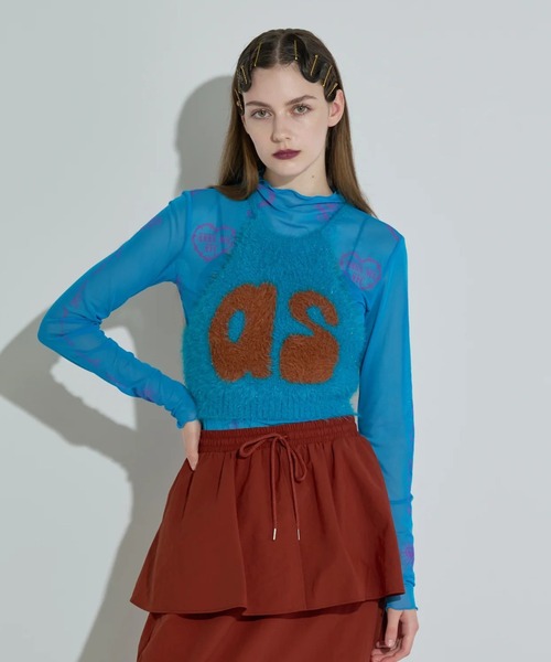 Kinetics（キネティクス）の「ANNA SUI NYC Knit Halter Neck Camisole（アナスイ エヌワイシー ニットホルターネックキャミ）（キャミソール・レディース・パープル/ブルー/ブラック・ONE SIZE）」の13枚目の写真
