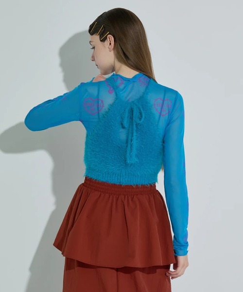 Kinetics（キネティクス）の「ANNA SUI NYC Knit Halter Neck Camisole（アナスイ エヌワイシー ニットホルターネックキャミ）（キャミソール・レディース・パープル/ブルー/ブラック・ONE SIZE）」の15枚目の写真