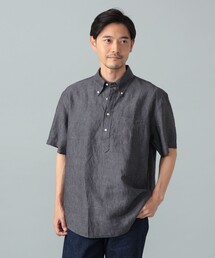 別注】MORGANO / コットン ショートスリーブ ニット ポロシャツ