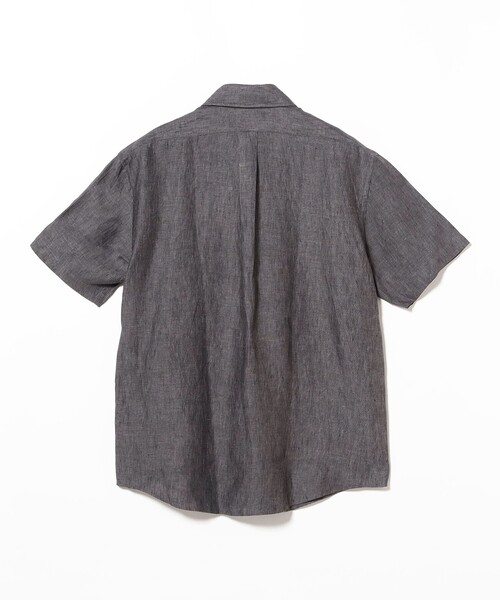 BROOKS BROTHERS（ブルックスブラザーズ）の「【別注】Brooks Brothers / リネン ショートスリーブ プルオーバー ボタンダウン シャツ（シャツ/ブラウス・メンズ・ベージュ/ブラック系その他4/ホワイト・MEDIUM/LARGE/SMALL）」の9枚目の写真