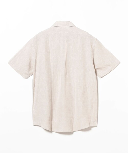 BROOKS BROTHERS（ブルックスブラザーズ）の「【別注】Brooks Brothers / リネン ショートスリーブ プルオーバー ボタンダウン シャツ（シャツ/ブラウス・メンズ・ベージュ/ブラック系その他4/ホワイト・MEDIUM/LARGE/SMALL）」の13枚目の写真