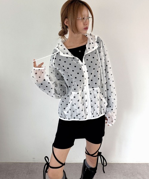 4INT.(フォイント)の「【スカパン】レイヤード レギンス バイカー ショートパンツ(その他パンツ・レディース・ブラック/チャコール・FREE)」の9枚目の写真
