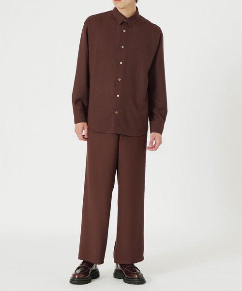 LOVELESS(ラブレス)の「カラービエラシャツ(JAPAN)(シャツ/ブラウス・メンズ・ブラウン系その他3/グリーン系その他3/ライトベージュ/ブラック・M/L)」の16枚目の写真