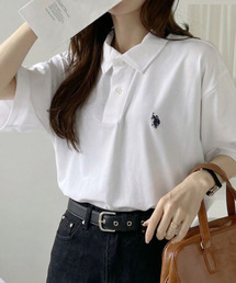 【U.S. POLO ASSN.】接触冷感 天竺 ポロシャツ