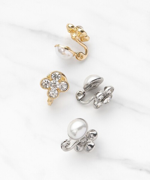 TOCCA（トッカ）の「WITH FLORA 2WAY EARRINGS イヤリング（イヤリング・レディース・シルバー系/ゴールド系・F）」の16枚目の写真