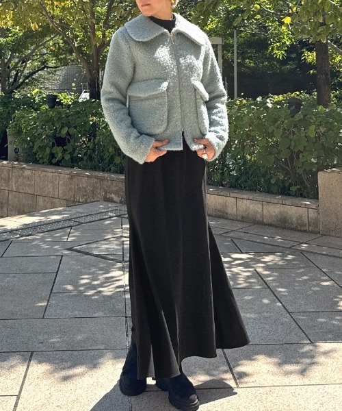 JENNE(ジェンヌ)の「シンプルバイアススカート(スカート・レディース・ブラック/グレー・SMALL/MEDIUM/LARGE)」の12枚目の写真