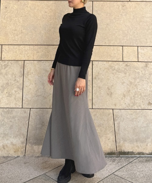 JENNE(ジェンヌ)の「シンプルバイアススカート(スカート・レディース・ブラック/グレー・SMALL/MEDIUM/LARGE)」の21枚目の写真