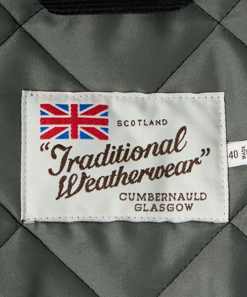 Traditional Weatherwear（トラディショナルウェザーウェア）の「【別注】＜Traditional Weatherwear＞GLR PE WAVERLY キルティングジャケット（その他アウター・メンズ・ネイビー/ダークグレー・40/42/38）」の4枚目の写真