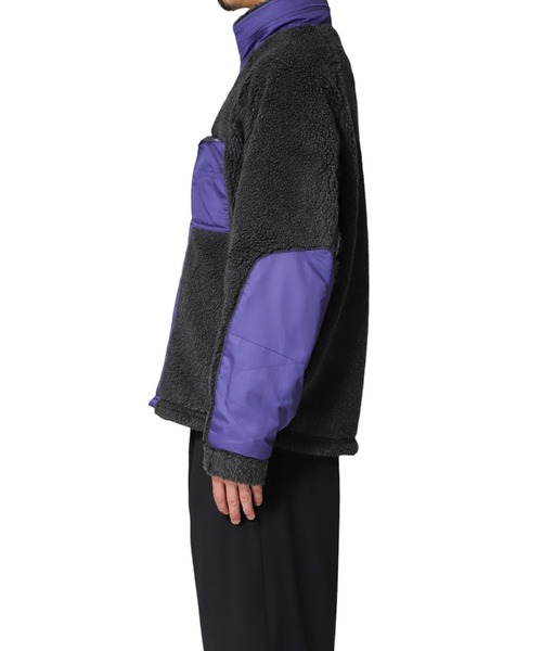 ARKnets（アークネッツ）の「MARMOT CAPITAL / マーモットキャピタル：BOA FLEECE JACKET：24FW-L4-02[PIE]（ブルゾン・メンズ・グレー・M/L）」の9枚目の写真