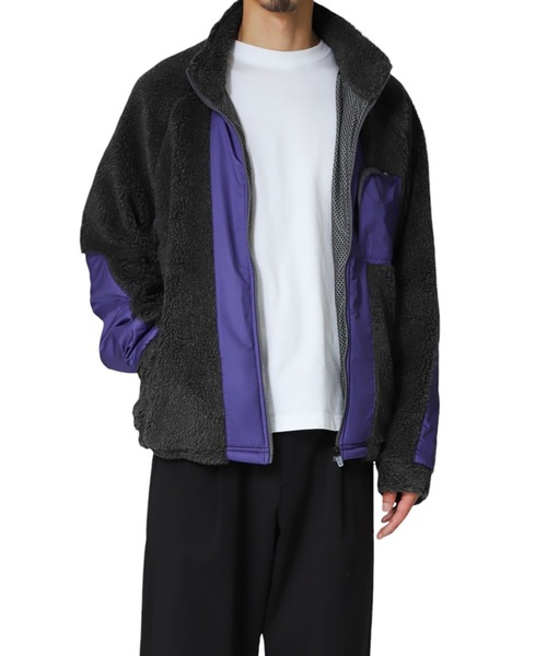 ARKnets（アークネッツ）の「MARMOT CAPITAL / マーモットキャピタル：BOA FLEECE JACKET：24FW-L4-02[PIE]（ブルゾン・メンズ・グレー・M/L）」の11枚目の写真