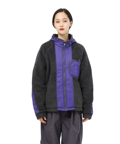 ARKnets（アークネッツ）の「MARMOT CAPITAL / マーモットキャピタル：BOA FLEECE JACKET：24FW-L4-02[PIE]（ブルゾン・メンズ・グレー・M/L）」の12枚目の写真