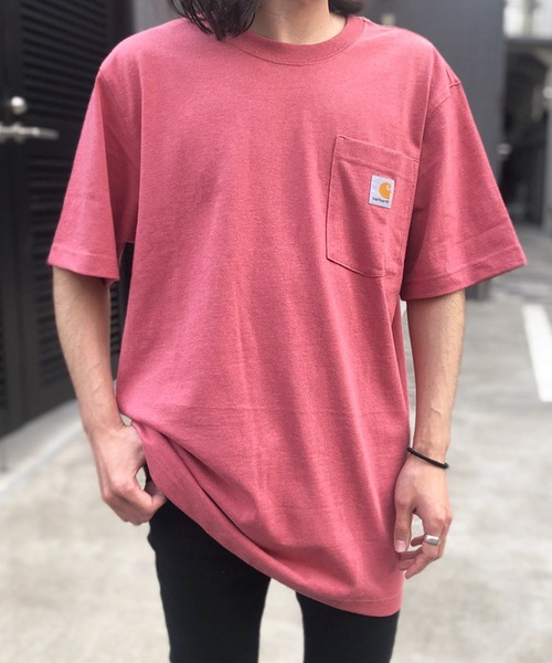 Carhartt（カーハート）の「【RES】【carhartt】カーハート Workwear 1/2-Sleeve T-Shirts ビッグシルエット ポケット半袖 ロゴ Tシャツ トップス K87（Tシャツ/カットソー・メンズ・チャコールグレー/ホワイト/グリーン系その他2・XL/M/S/L）」の13枚目の写真