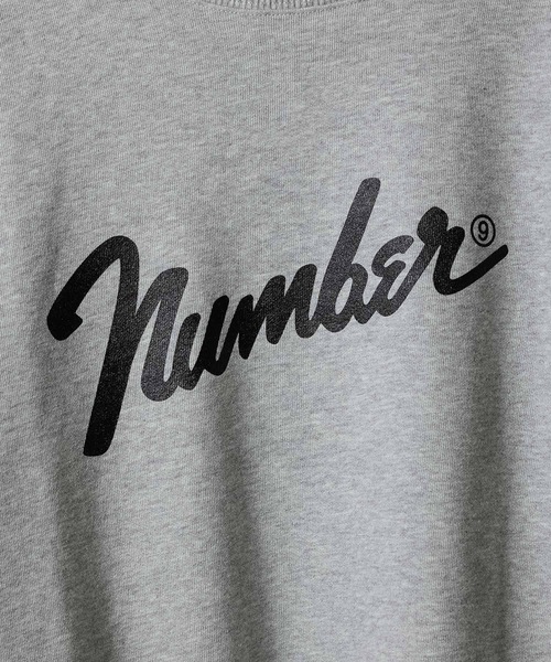 名作 NumberNine Fender ロゴ スウェット パーカー ネイビー 2サイズ