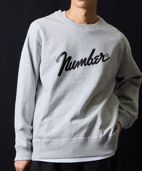 NUMBER (N)INE（ナンバーナイン）の「Number⑨ PRINTED CLASSIC CREWNECK SWEATSHIRT / ナンバーナイン ロゴプリント クラシック クルーネック スウェットシャツ（スウェット・メンズ・ブラック/トップグレー・M/L/XL）」の20枚目の写真