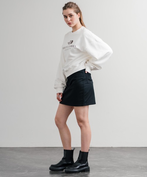 THE NORTH FACE(ザノースフェイス)の「日本未展開モデル THE NORTH FACE ザ・ノースフェイス WHITE LABEL ホワイトレーベル TNF SIGNATURE SWEATSHIRTS クルーネック長袖スウェットトレーナー(スウェット・メンズ・オフホワイト/ブラック/ライトグレー/ベージュ・M/L/XL/S)」の14枚目の写真