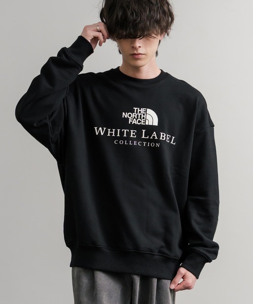 THE NORTH FACE(ザノースフェイス)の「日本未展開モデル THE NORTH FACE ザ・ノースフェイス WHITE LABEL ホワイトレーベル TNF SIGNATURE SWEATSHIRTS クルーネック長袖スウェットトレーナー(スウェット・メンズ・オフホワイト/ブラック/ライトグレー/ベージュ・M/L/XL/S)」の16枚目の写真
