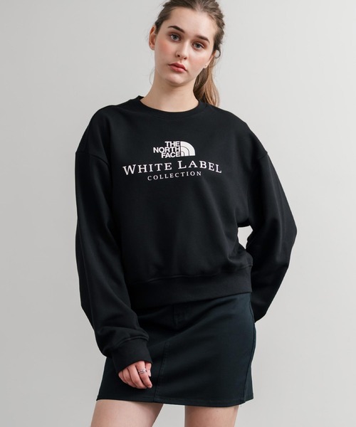 THE NORTH FACE(ザノースフェイス)の「日本未展開モデル THE NORTH FACE ザ・ノースフェイス WHITE LABEL ホワイトレーベル TNF SIGNATURE SWEATSHIRTS クルーネック長袖スウェットトレーナー(スウェット・メンズ・オフホワイト/ブラック/ライトグレー/ベージュ・M/L/XL/S)」の19枚目の写真