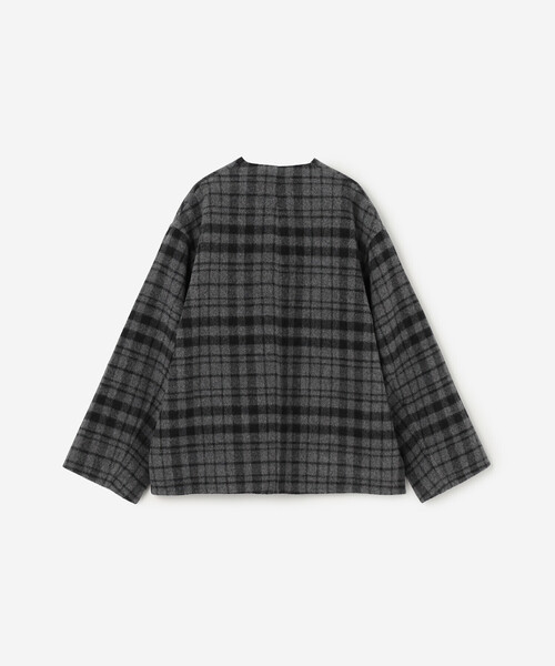 LE GLAZIK | ウールリバー ジャケット WOMEN（ノーカラージャケット