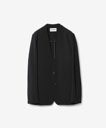 ATTACHMENT（アタッチメント）の「PE ストレッチ ダブルクロス カラーレス JKT / PE STRETCH DOUBLE CLOTH COLLARLESS JKT（ノーカラージャケット）」