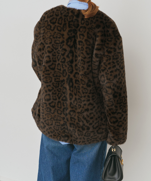 Spick & Span（スピックアンドスパン）の「レオパードファージャケット