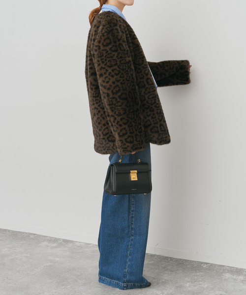 セール】レオパードファージャケット（その他アウター）｜Spick & Span