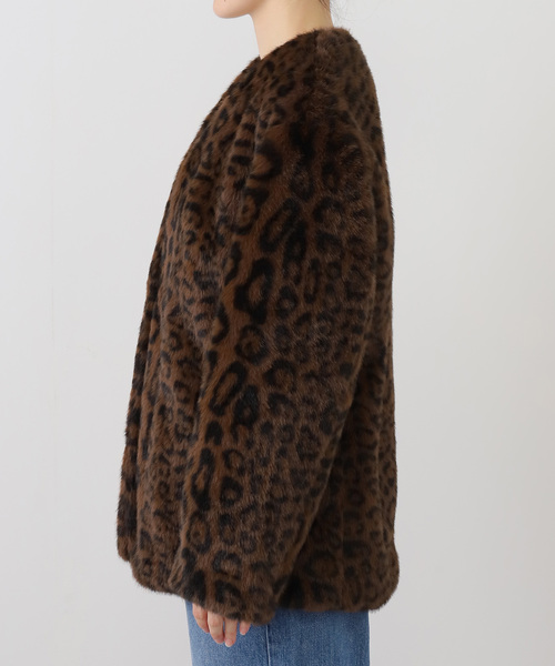 レオパードファージャケット（その他アウター）｜Spick & Span