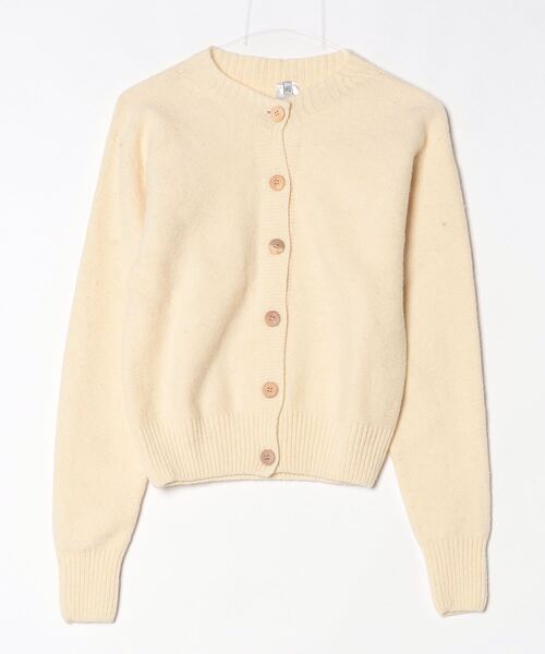 BASERANGE/ベースレンジMACAU CARDIGAN Macau Cardigan in Assortment | Organic cotton rib | en