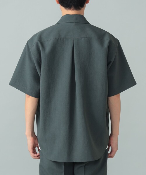 Traditional Weatherwear（トラディショナルウェザーウェア）の「Traditional Weatherwear / SHIRT 005 ドライ ショートスリーブシャツ（シャツ/ブラウス・メンズ・グリーン系その他5/ネイビー・MEDIUM/SMALL）」の8枚目の写真