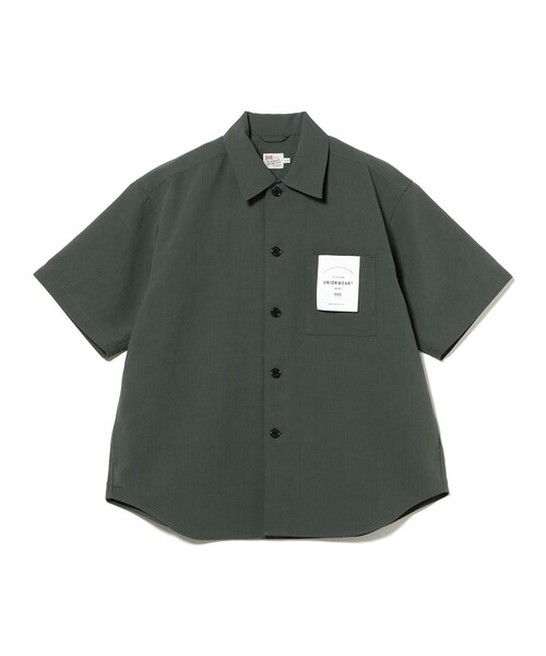 Traditional Weatherwear（トラディショナルウェザーウェア）の「Traditional Weatherwear / SHIRT 005 ドライ ショートスリーブシャツ（シャツ/ブラウス・メンズ・グリーン系その他5/ネイビー・MEDIUM/SMALL）」の9枚目の写真