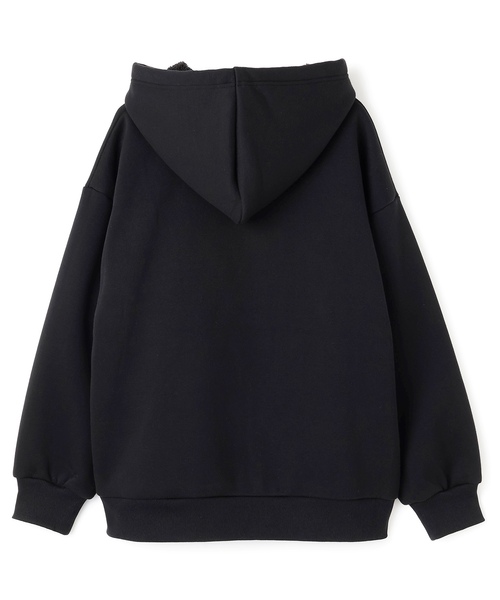 LOVETOXIC（ラブトキシック）の「裏ボアジップパーカ（パーカー・キッズ・ブラック/トップグレー・130cm/L:160cm/S:140cm/M:150cm）」の8枚目の写真