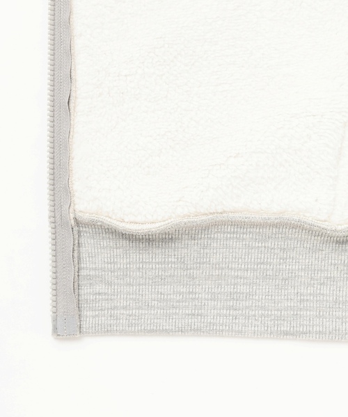 LOVETOXIC（ラブトキシック）の「裏ボアジップパーカ（パーカー・キッズ・ブラック/トップグレー・130cm/L:160cm/S:140cm/M:150cm）」の4枚目の写真