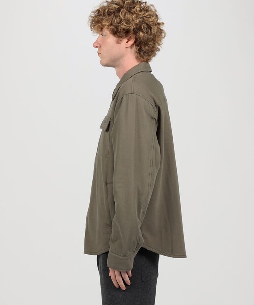 コットンテリー ボアシャツジャケット MWCT2120