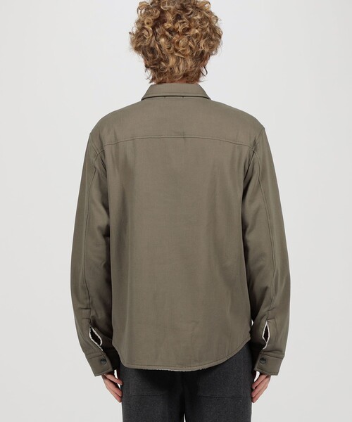 コットンテリー ボアシャツジャケット MWCT2120