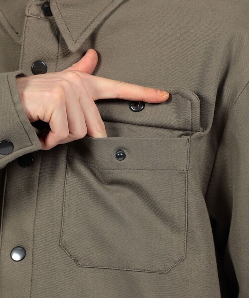 コットンテリー ボアシャツジャケット MWCT2120