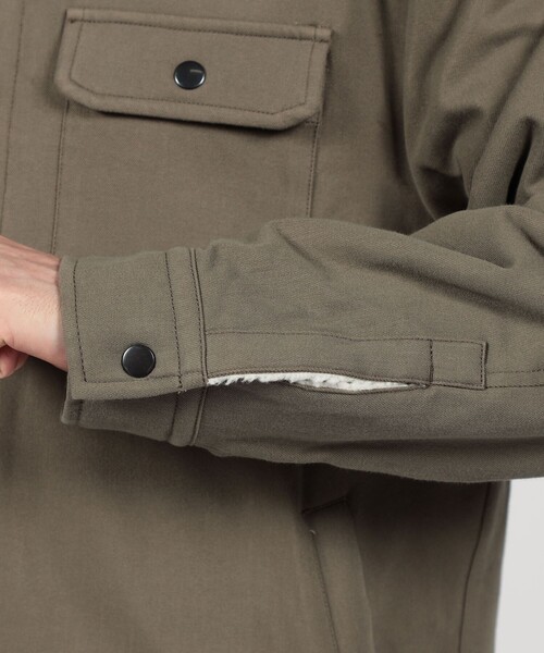 コットンテリー ボアシャツジャケット MWCT2120