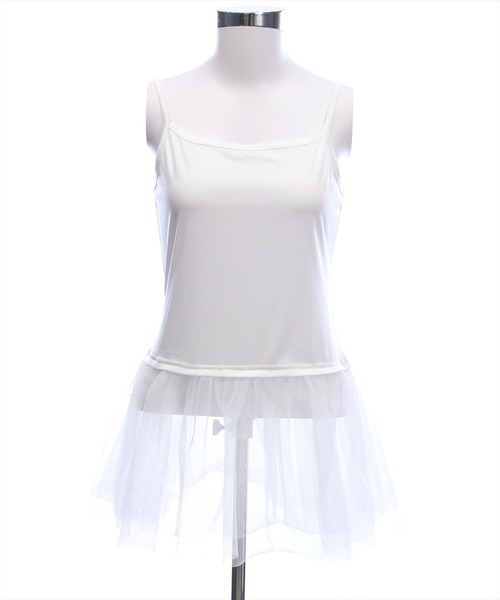 CLEAR BASIC（クリアベーシック）の「ブローチ付きハイネックニットトップス＆チュールキャミセット[大人 フェミニン 上品]≪AW新作≫（ニット/セーター・レディース・ブラック/アイボリー/ブラウン・F）」の5枚目の写真