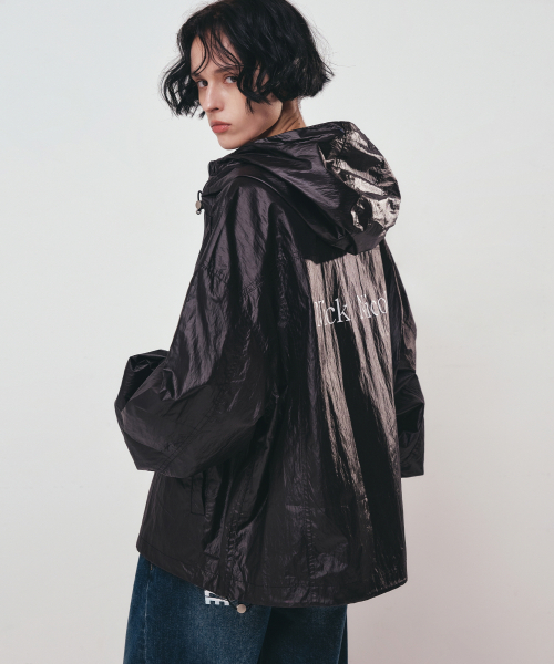 NICOLE HOODY BLOUSON JUMPER_BLACK