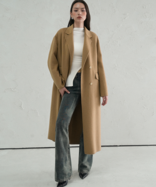 Crover Handmade Wool Coat IVORY（チェスターコート）｜AVANDRESS