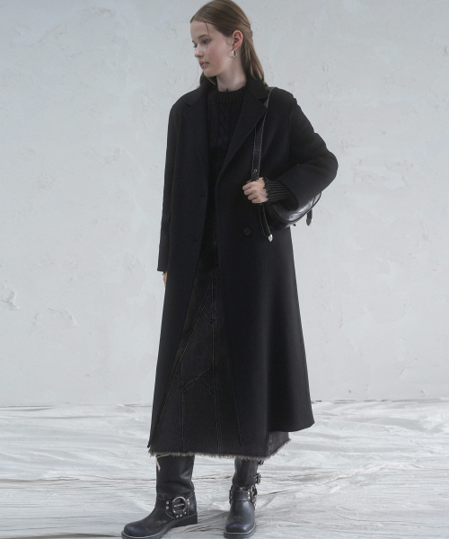 Crover Handmade Wool Coat IVORY（チェスターコート）｜AVANDRESS