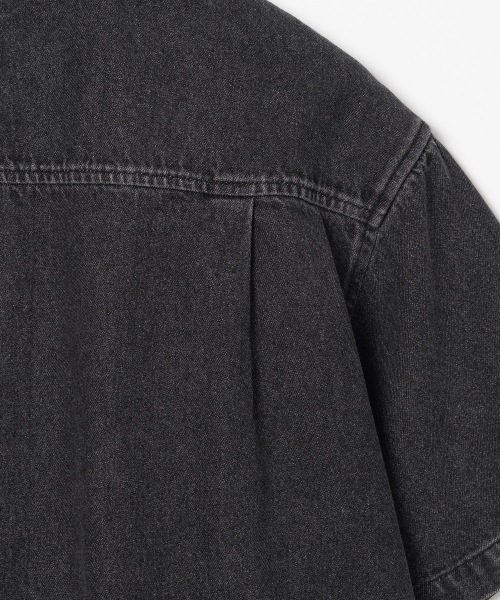 Millo Archive（ミロ アーカイブ）の「イージードロップデニムシャツ[ブラック]（シャツ/ブラウス・メンズ・その他・LARGE/X-LARGE/MEDIUM）」の7枚目の写真