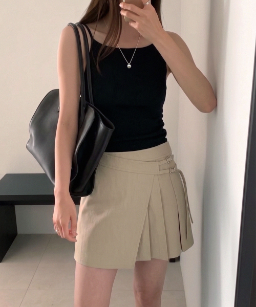 ARTID(アルティーダ)の「プリーツラップスカート_BEIGE(スカート・レディース・ベージュ・SMALL/MEDIUM)」の1枚目の写真