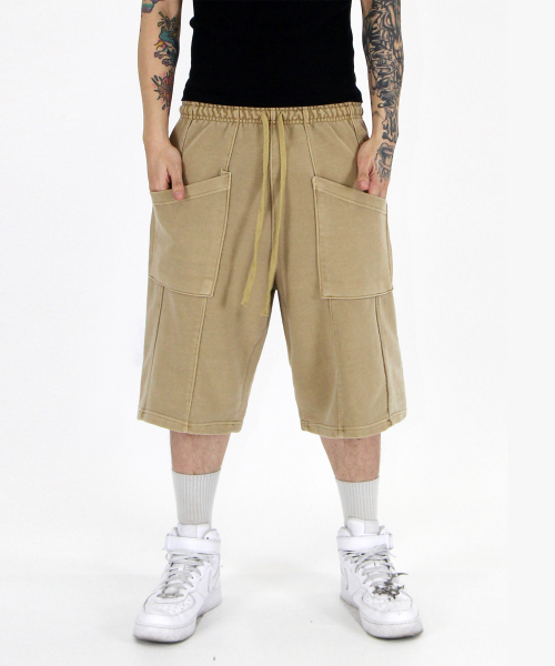 CRIGUN（クリガン）の「ポケットバミューダパンツピグメントSAND BEIGE（その他パンツ・レディース・ベージュ・MEDIUM/LARGE/X-LARGE）」の2枚目の写真