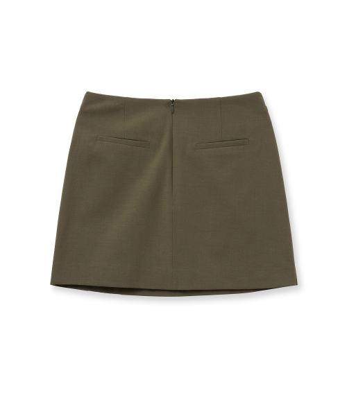 Midnight Move（ミッドナイトムーブ）の「zip skirt [brown]（スカート・レディース・その他・SMALL/MEDIUM）」の3枚目の写真