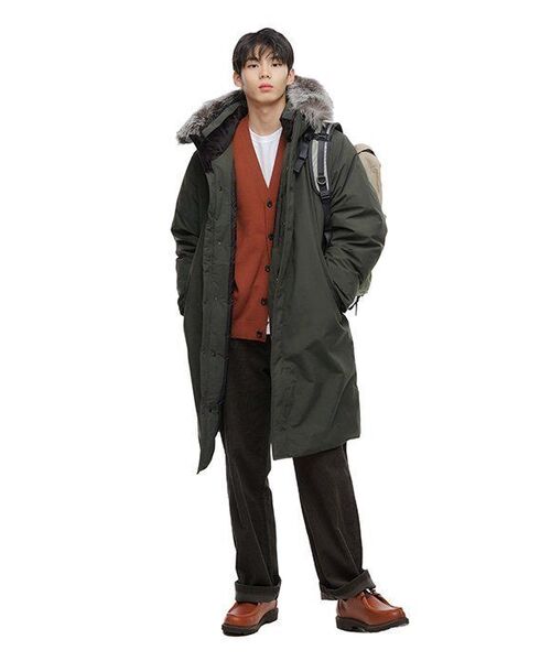 MUSINSA STANDARD（ムシンサスタンダード）の「ワイドコーデュロイパンツ[ダークグレー]（その他パンツ・メンズ・その他・28/29/32/30/31/33/26/27/38/36/34）」の14枚目の写真