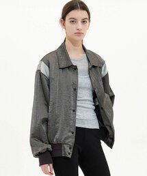 TRIP LE SENS（トリップ ル センス）の「ウィンドブレーカーオーバーバーシティジャケット_カーキグレー（スタジャン）」