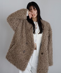 ENC（エンク）の「sheep like fur jacket / シープライクファージャケット（その他アウター）」