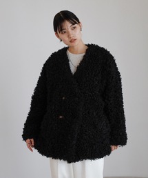 ENC（エンク）の「sheep like fur jacket / シープライクファージャケット（その他アウター）」