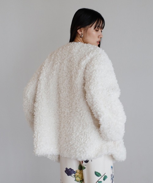 セール】sheep like fur jacket / シープライクファージャケット